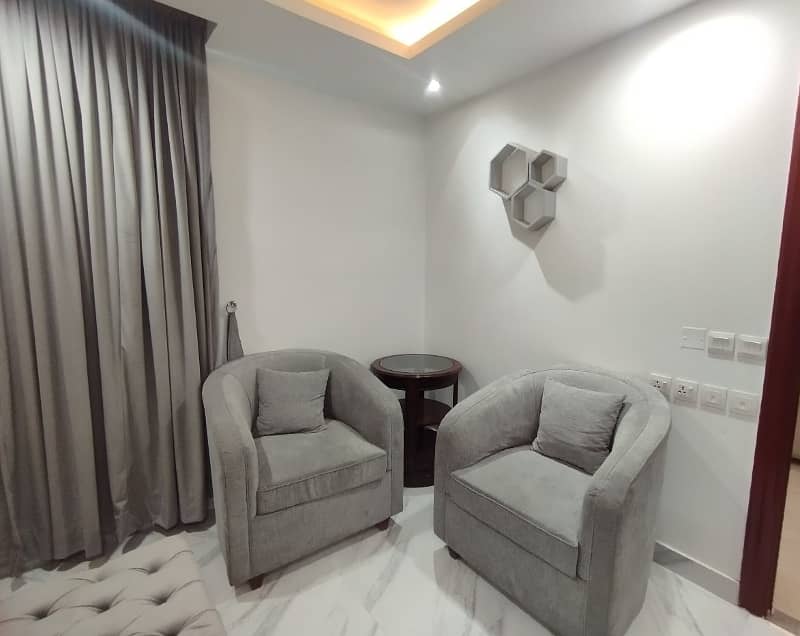 Fully Furnished Apartment 2 Bedroom Luxury Available For Rent Gold Crest Mall And Residency Dha Phase 4 2