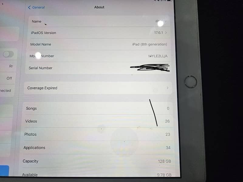 Ipad 8 generation 128gb 11