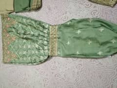 frock, sharara, dupatta with shameez