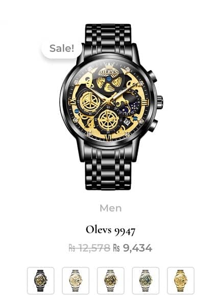 Men’s imported watches original branded 16