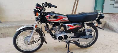 Honda CG 125 Black colour 2024 model Condition 10/10