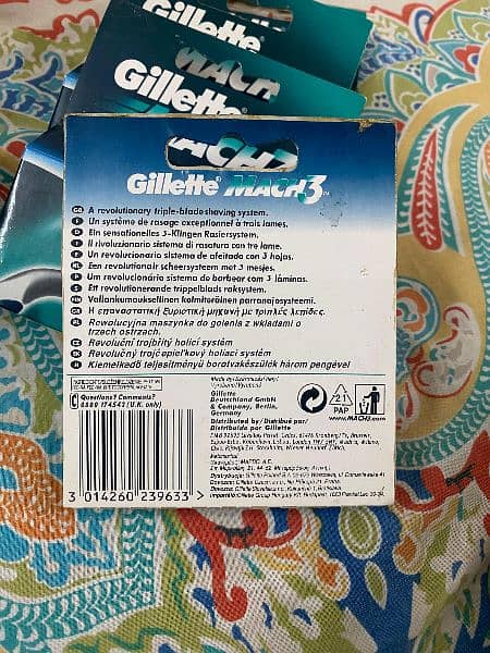 Gillette Mach 3 Blade Refills 1