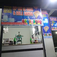 limca & gola and mineral water