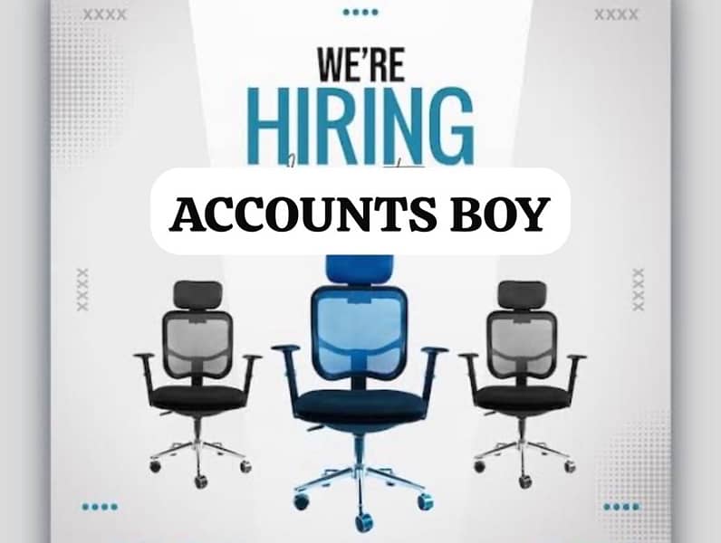 We need Accounts staff, Watsup please contact  [ 03217819686 ]. 0