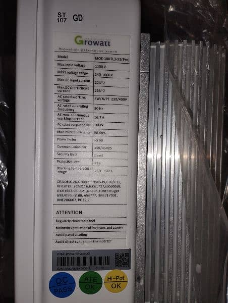 Growatt 10ktl3x2pro IP 66 3