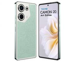 tecno Camon 20 art addition 16+256 64mpback 32mp front camera 33watt