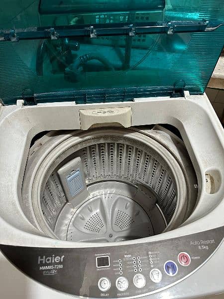 haier 8kg fully automatic washing machine 1