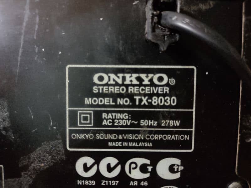 Onkyo receiver amplifier 6