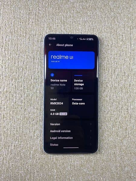 REALME NOTE 50 (Like New) (128GB) 4