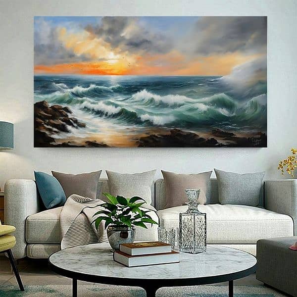 Seascape Painting | Handmade painting | Home Decor | Wall Decor 3