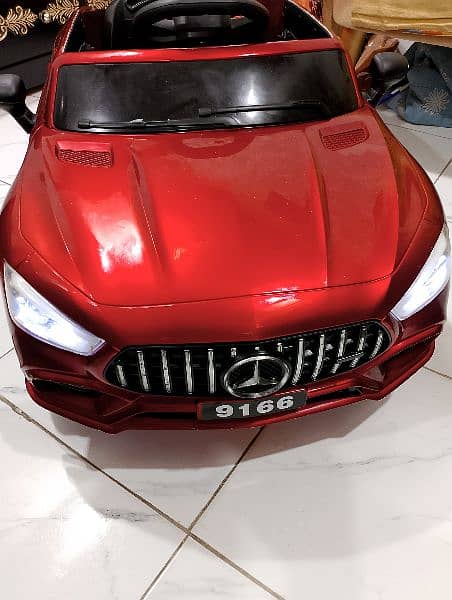 Toy car for kids Mercedes red color 3