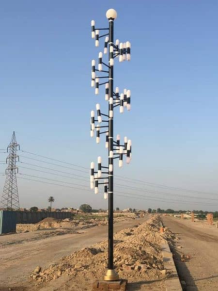 Decorative street light poles 12