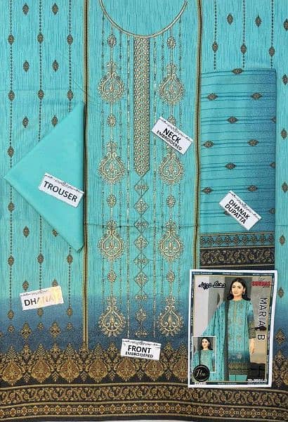 Maria B Dhanak Volume 
*Winter Collection 2k24* 1