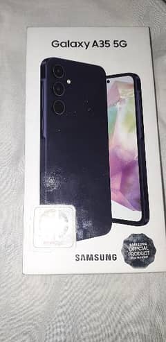 Samsung A35 with 256 GB and 50 pixel camera 1 year warrant non active 0