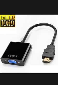 Vga to Hdmi Converter For PC and Laptop 1080p Resolution