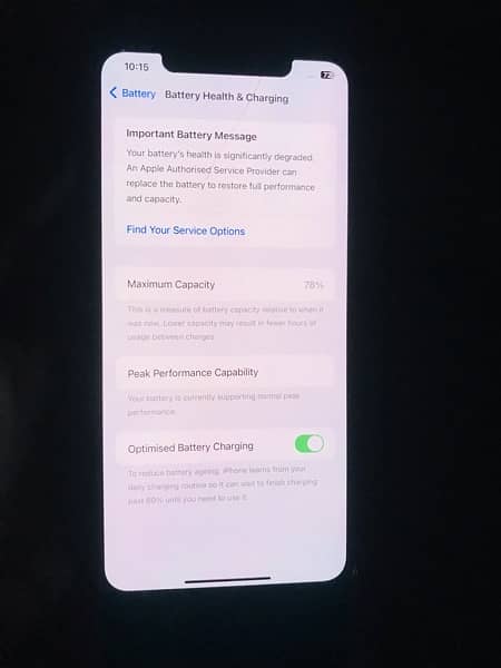 Iphone xs max 256 With box 6