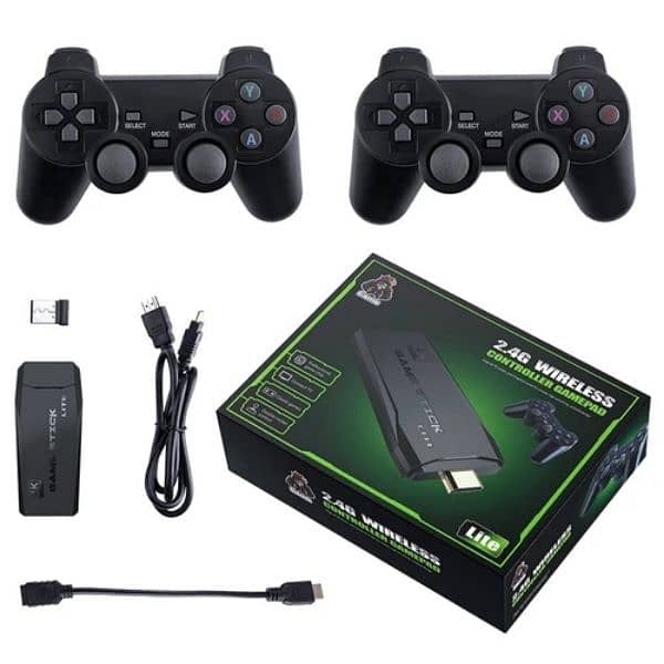 M8 GAME STICK XBOX GAMING CONSOLE GAMEPAD WITH 1000+GAMES & 4K BOX 2