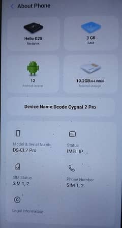 D CodeCL2 Pro condition 10/ 9 front camera is not working  Baki All ok