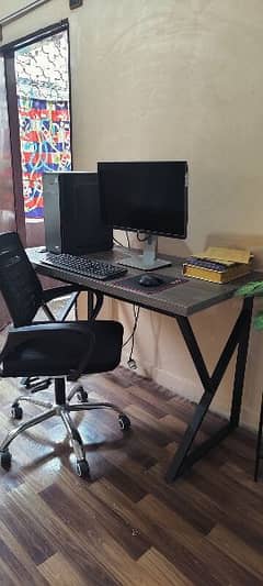 core i3 12 Generation Computer with table and chair