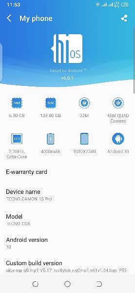 Tecno Camon 15 Pro Popup Camera For Sale 1