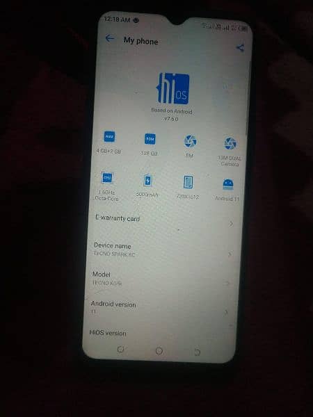 tecno spark 8c 4 ram 128 5