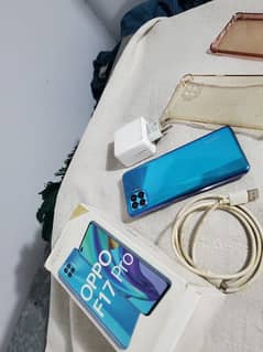 OPPO F17Pro 8+4 128Full BOX Not OPEN Not Fault Fast tarbu charge