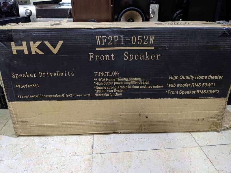 HKV front tower speakers 3