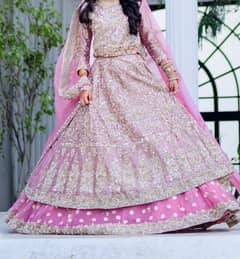 Bridal lehnga choli. Used only once