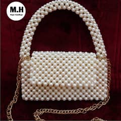 Handbag / pearl bag / beaded bag