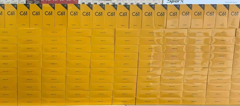 Realme C61 ⁶+¹²/18GB/128GB Official cupny pak Available stock 0