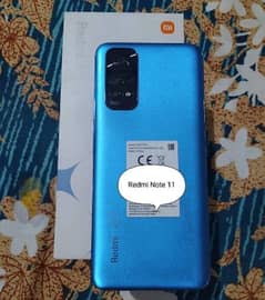 Redmi note 11 4/128 with box charger 10/9 condition no open no repair