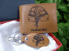 MENS WALLET , KEYCHAIN & PEN GIFT SET