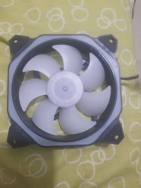 single light fan for sale blue or red light 2