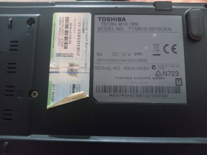 Toshiba Core 2 Duo Laptop 8