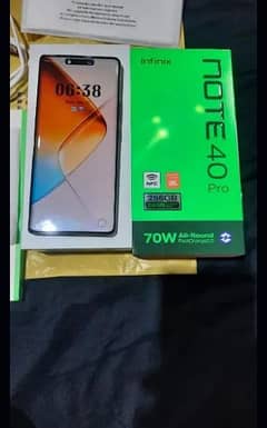 infinix note 40pro 12+12ram 256rom 10 by 10 condition 0