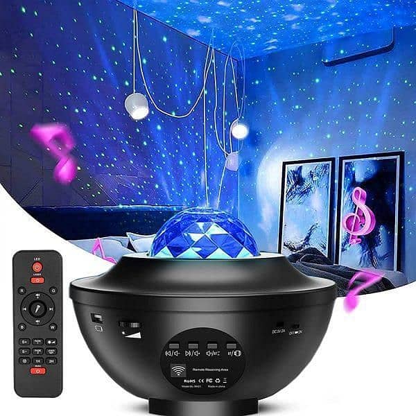 Galaxy net sky projector with music Bluetooth speaker 2