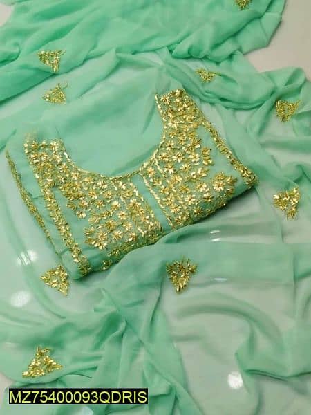 3Pc unstiched embroidered suit 1