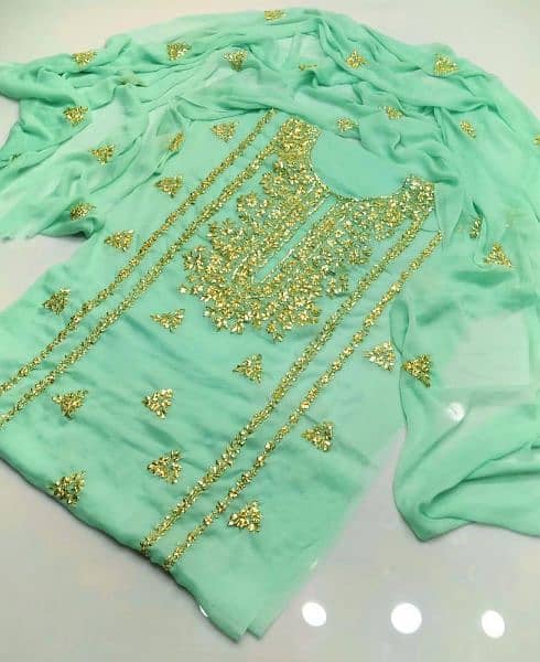 3Pc unstiched embroidered suit 2