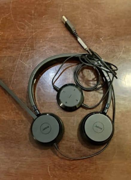 Jabra Logitech headphone 1