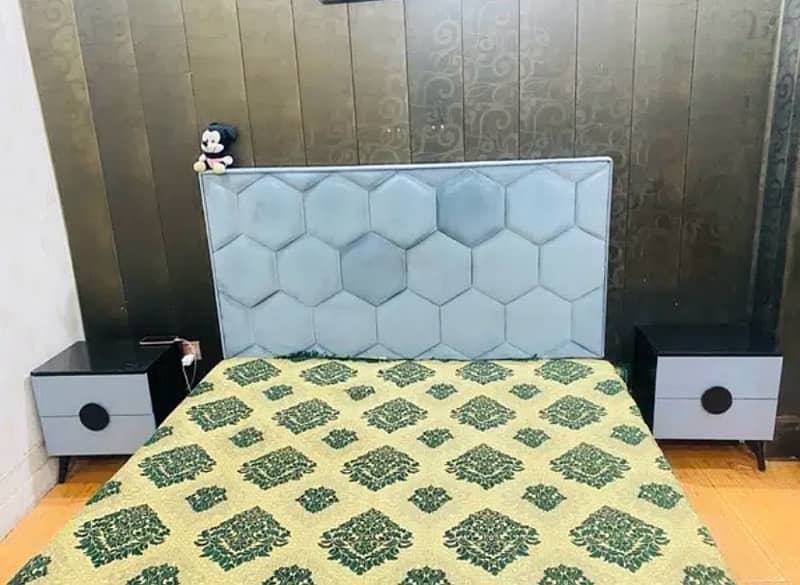 Double bed & Side tables with dressing urgent sale 0