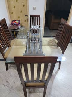 Dinning Table with 6 comfortable Chairs