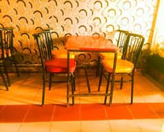 restaurant chair and table