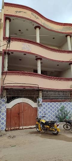 house for sale urgent 120 SQ yd ground+2 house 40 feet road near to