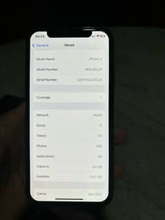 iPhone X 64gb Pta Approved