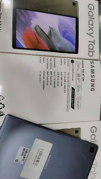 SAMSUNG GALAXY TAB A7LITE 3/32 WIFI WITH BOX & CHARGER 5