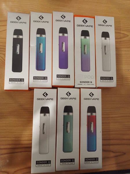 Geek Vape Sounder U and Sounder Q Pod system New Pod/Vape 3