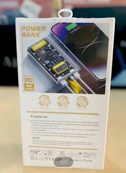 20000 mah transparant power bank good 2