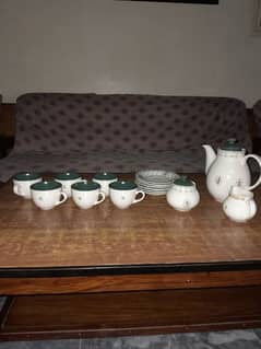 brand new green tea set