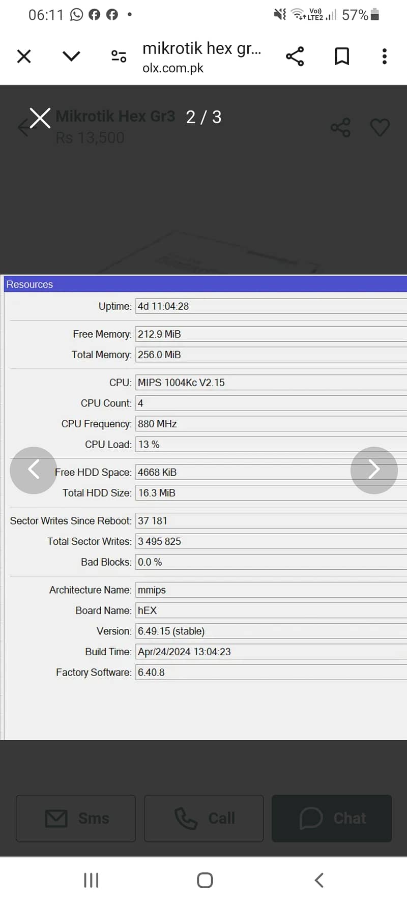 Mikrotik router rb750gr3 available 2 piece 0