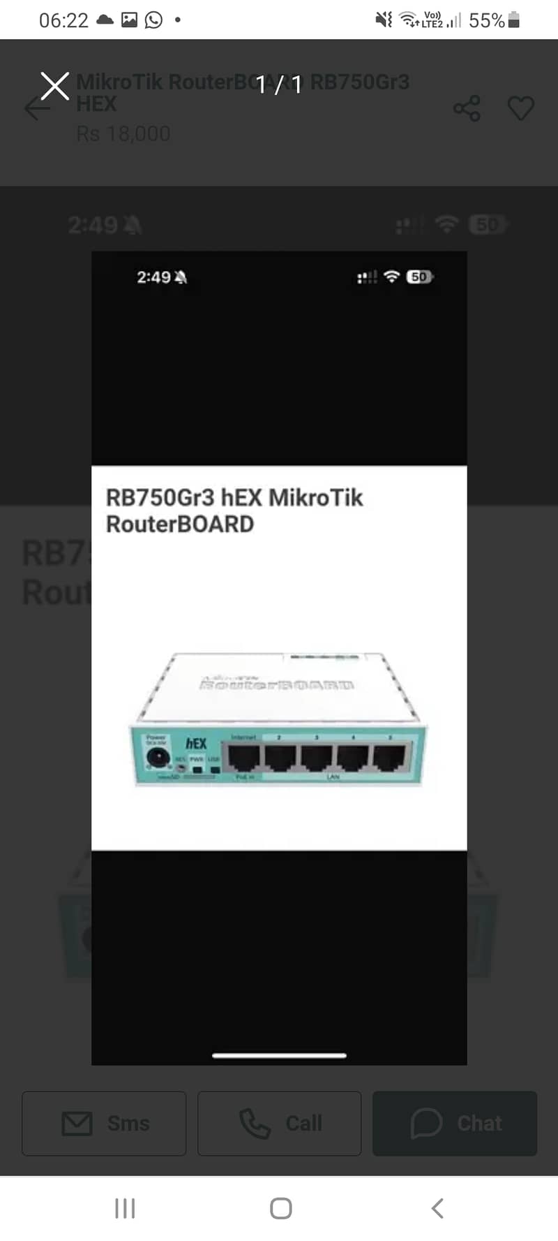 Mikrotik router rb750gr3 available 2 piece 1